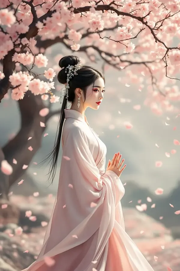 桃花依旧